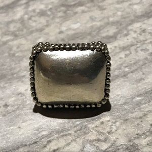 Ladies Silver Chunky Ring sz.6.5-7